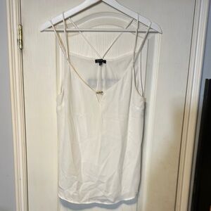 Dynamite White Spaghetti Strap Elegant Top Size Medium